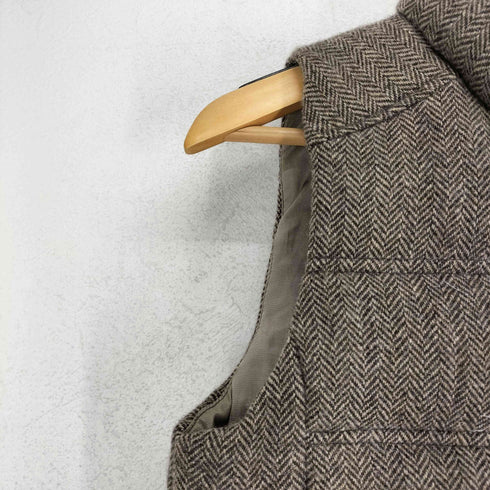 ダブルスタンダードクロージング DOUBLE STANDARD CLOTHING ヘリンボーンダウンベスト メンズ